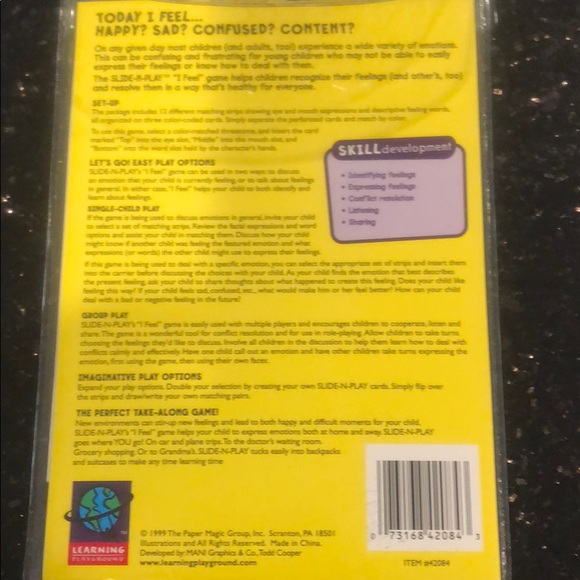 Slide and play learning to express feelings - Picture 3 of 6